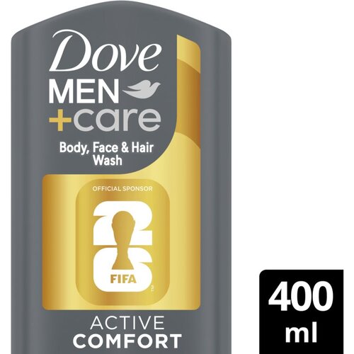 Dove Men+Care FIFA Active Comfort gel za prhanje 400 ml Slike