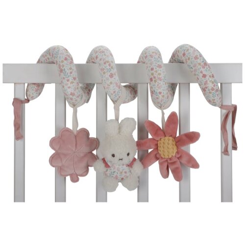 Little Dutch® Miffy Fluffy Lucky Blossom Activity Spiral viseća igračka kontrastnih boja 0 m+ Pink 1 kom Cijene
