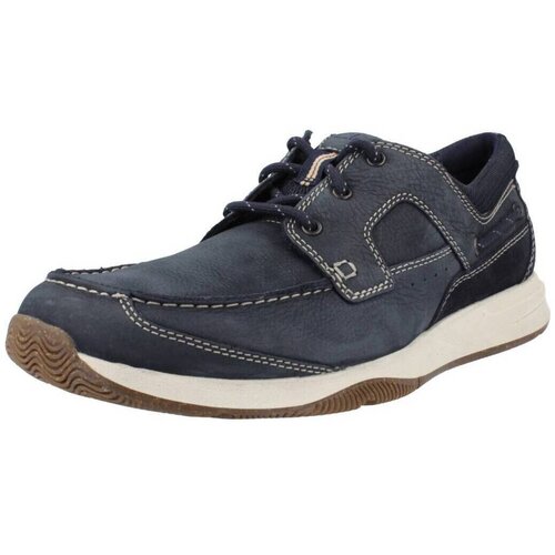 Clarks Mokasini &amp;amp; Jadralni čevlji SAILVIEW LACE Modra Slike