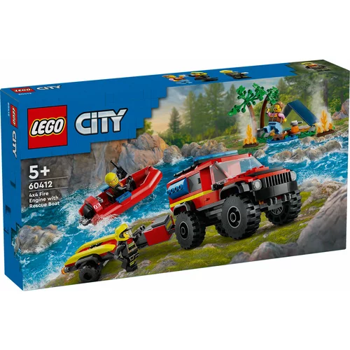 Lego City 60412 Vatrogasni terenac s čamcem za spašavanje