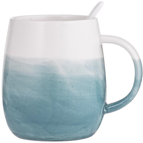 Ladelle Turkizna porcelanasta skodelica 380 ml Immerse – Cene