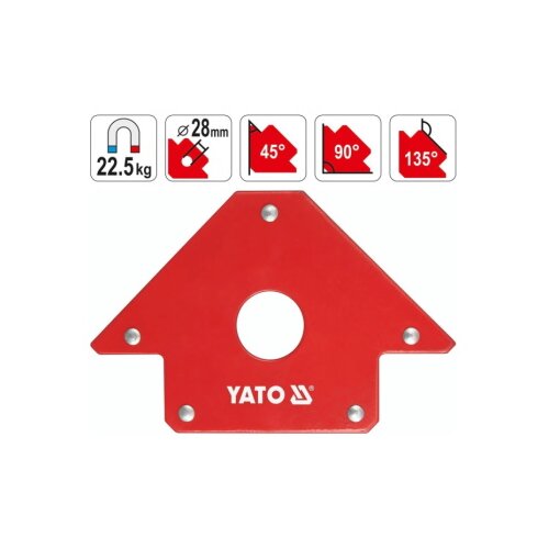 Yato Držač magnetni za kutno zavarivanje 122x190x25mm YT-0865 Cijene