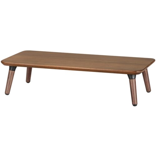 Maclean Wooden Monitor /Laptop Stand, (500x240x120mm), black walnut, max. 20kg, MC-930 Slike
