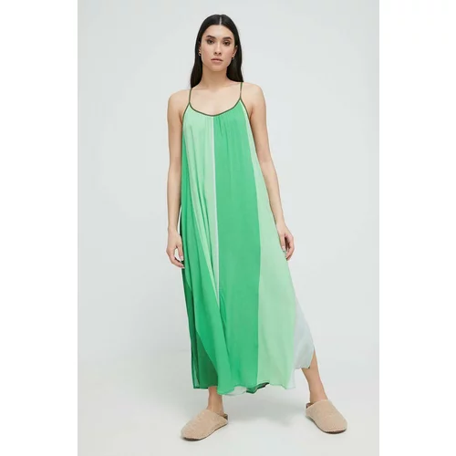 Dkny obleka za na plažo ženska, zelena barva