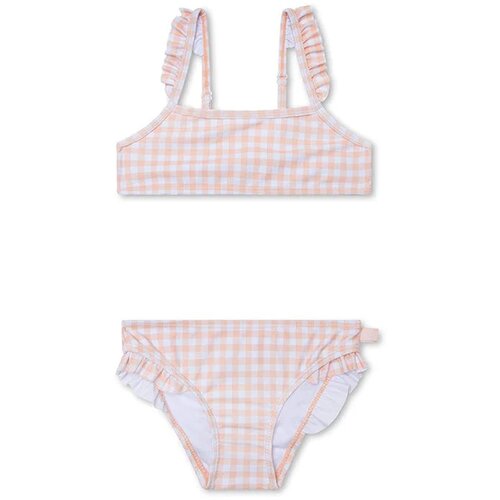 Swim Essentials Dvodelni kupaći kostim za devojčice, Kajsija-beli Cene