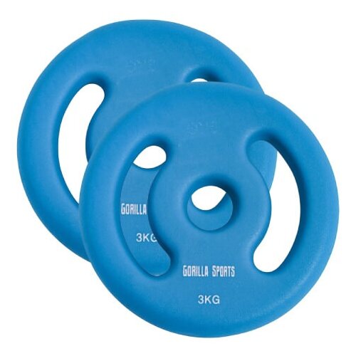Gorilla Sports set od 2 gumirana tega 30 mm Cene