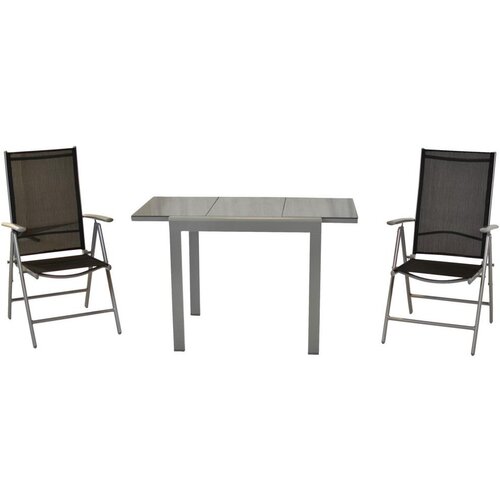 Gardenson Vrtni Set Amalfi, 3-Delno, Črna Slike