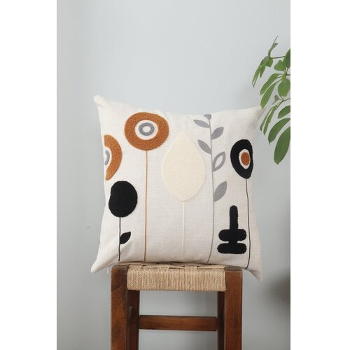 Mioli Decor Lanena ukrasna jastučnica 43x43 cm Sunflower – Cijene
