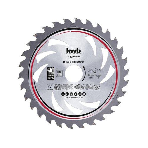 Einhell TCT rezni list 190x30 30T, za TE-CS 18/165 Li, TE-CS 18/190 Li BL Cijene