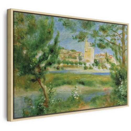  Slika - Pierre-Auguste Renoir – Villeneuveles-Avignon 120x80 U prirodnom drvenom okviru Cene