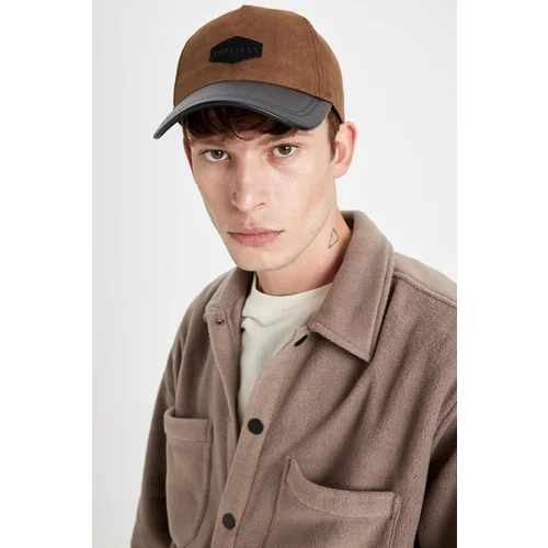 Defacto Men's Suede Baseball Basketball Cap