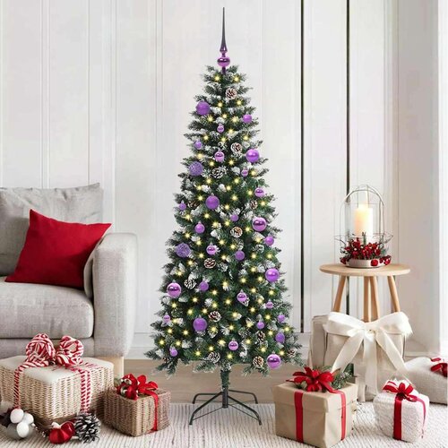 vidaXL Umestno božično drevo med 150 LED Zelena 66 x 66 x 150 cm Cene