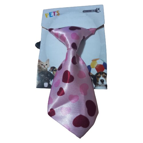 MOUNTAIN WOLF PETS Kravata za pse i mačke sa srcima roze Cene