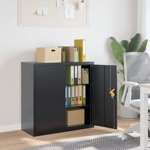 vidaXL arhivska omara antracitna 90x40x90 cm jeklo Cene