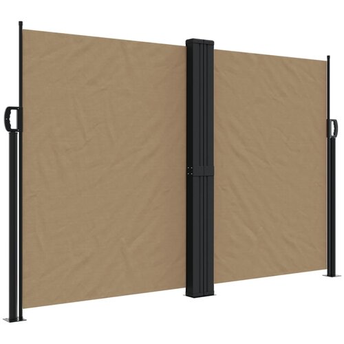 Maison Chic Zložljiva stranska tenda - Senčniki taupe 160x600 cm, (22041597) Slike