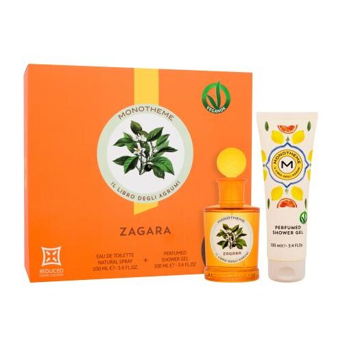 Monotheme Book of Citruses Zagara Set toaletna voda 100 ml + gel za prhanje 100 ml unisex Slike