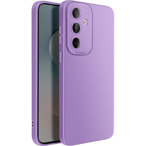 AVIZAR Silikonsko mehko ohi&scaron;je za Galaxy S25 FE z ojačitvijo za blok kamere, Vijolična, (5000189705) Cene