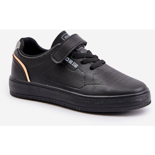 Big Star Children's Sneakers made of Eco Leather Velcro Black Cijene