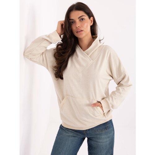 RUE PARIS Sweatshirt-RV-BL-A874.01P-light beige Slike