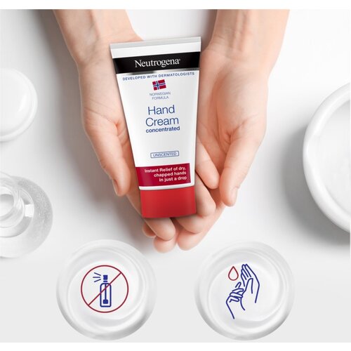 Neutrogena norwegian Formula&amp;reg; hand cream unscented krema za suhe i ispucale ruke bez parfema 75 ml Slike