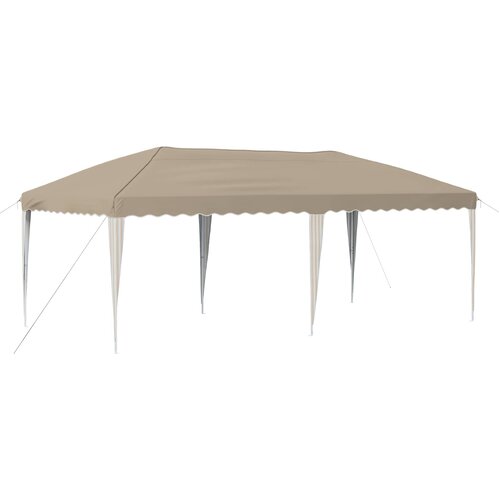 vidaXL Zložljivi &scaron;otor za zabave 575 x 290 x 245 cm Krem, (5000219047) Cene