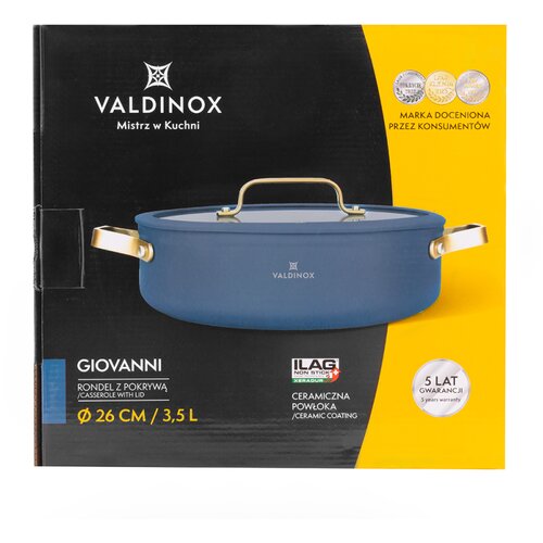 Altom design Valdinox niski lonac 3,5l Giovanni 0204002655 Slike