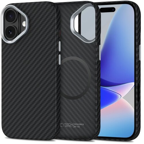 TECH-PROTECT ION CARBON MAGSAFE maska za IPHONE 17 BLACK/SILVER Cijene