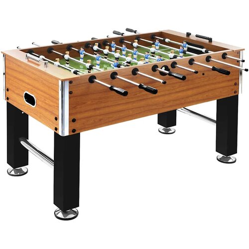  Stolni nogomet čelični 60 kg 140x74,5x87,5 cm svjetlosmeđi/crni Cijene