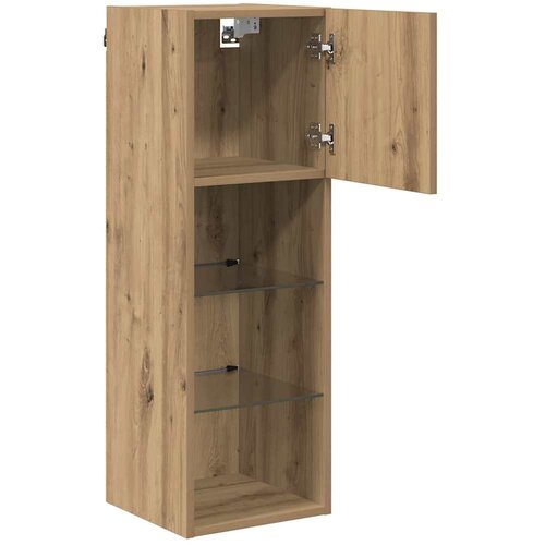  Zidni TV ormari Zidne 2 pcs Umjetnički hrast 30,5 x 30 x 90 cm Slike