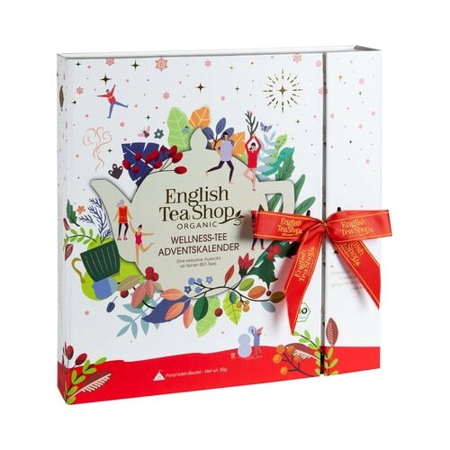 BIO adventski kalendar u obliku knjige "Wellness" - 25 piramidalnih vrećica Cene