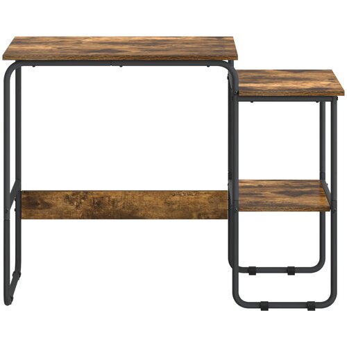  Stol s pohranom Dimljeni hrast 100 x 50 x 75 cm Slike