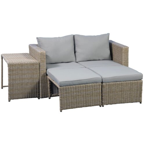 Unique Furniture Bež/svjetlo smeđa vrtna garnitura za 2 osobe Modular – Cijene