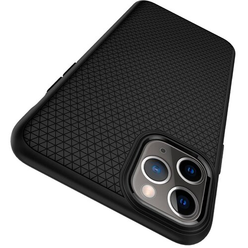 Spigen Maska za telefon Liquid Air za iPhone 11 Pro Max mat crna Cene