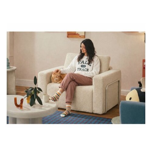 Atelier Del Sofa fotelja wello single cream Slike