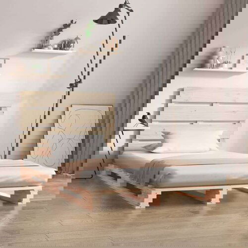  Posteljni okvir 90x190 cm trdna borovina 3FT Cene