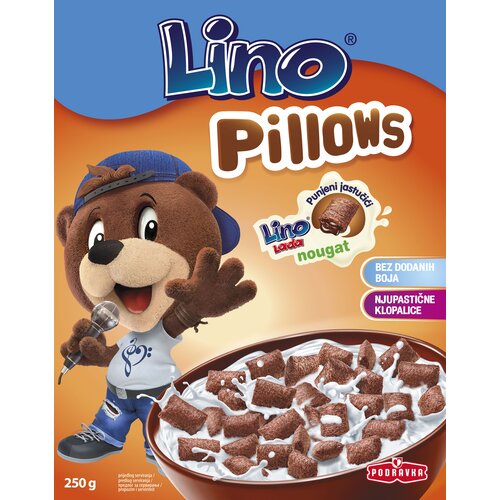 Lino јastuk 250 g sa tamnim punjenjem Slike