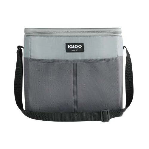 Igloo Basic 12 &ndash; Kompaktna hladna torba za 12 limenki / 9 L (prijenosna, siva/crna) Cijene