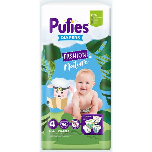 Pufies pelene Maxi pack Fashion&Nature Maxi 4 (9-14kg) 54/1 Slike