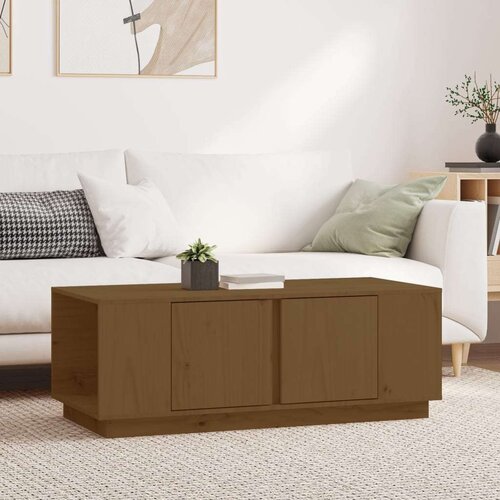  Stolić za kavu boja meda 110 x 50 x 40 cm od masivne borovine Cijene