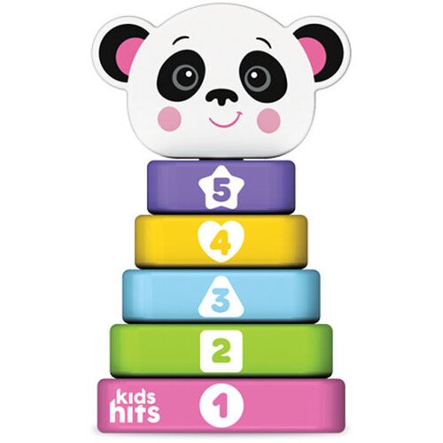 Kids Hits Drveni toranj za slaganje Panda Cene