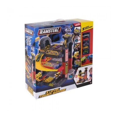Halsall Tz set garaza sa kulom i 5 autica ( HL1416475 ) Slike