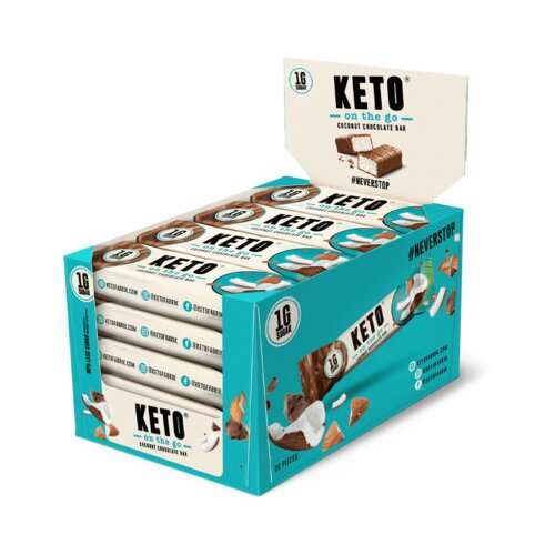 Ketofabrik Čokoladna plo&amp;scaron;čica - Kokos Slike