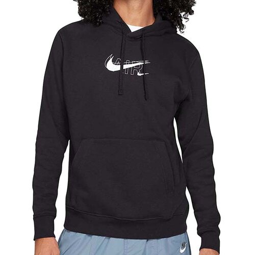 Nike m nsw hoodie po air prnt pack, muški duks, crna DD9694 Slike