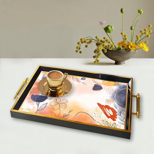 Aberto Design Poslužavnik TPA9795 50 x 29 x 3.5 cm, Šareni Cene