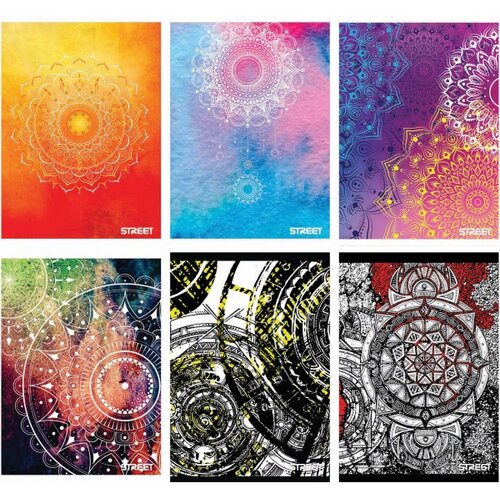  Zvezek Street Mandala A4 črte z robom Cene