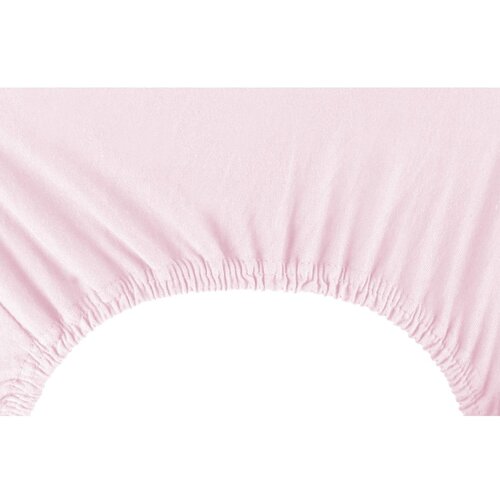 Restilo Svetlo rožnata napenjalna rjuha iz jerseyja 160x200 cm Amber &amp;ndash; Slike