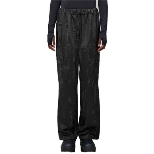 Rains Lahkotne hlače &amp;amp; Harem hlače CARGO RAIN PANTS WIDE Črna Slike