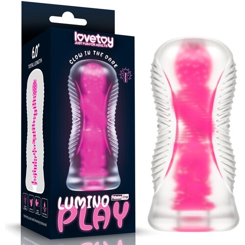  Lumino Play svetleći roze masturbator od TPE-a &amp;mdash; 15 cm &amp;mdash; LVTOY00705 Slike