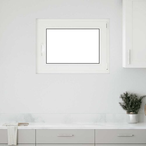 vidaXL kletno okno "risor" 90x70 cm vrtljivo-nagibno din desno antracitno Cene