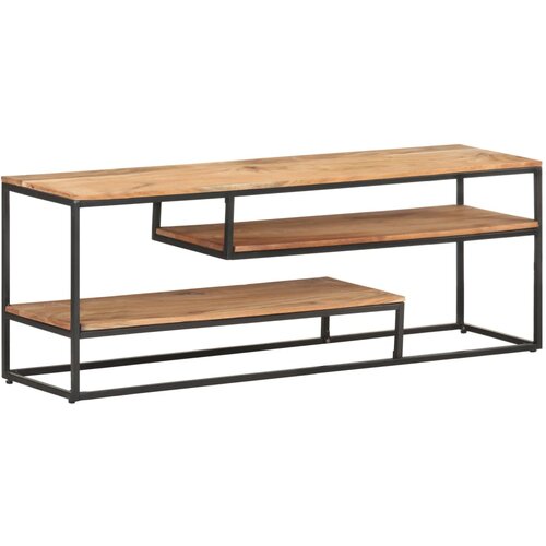 Furnova TV omarica 130x30x45 cm trden akacijev les, (21923295) Slike